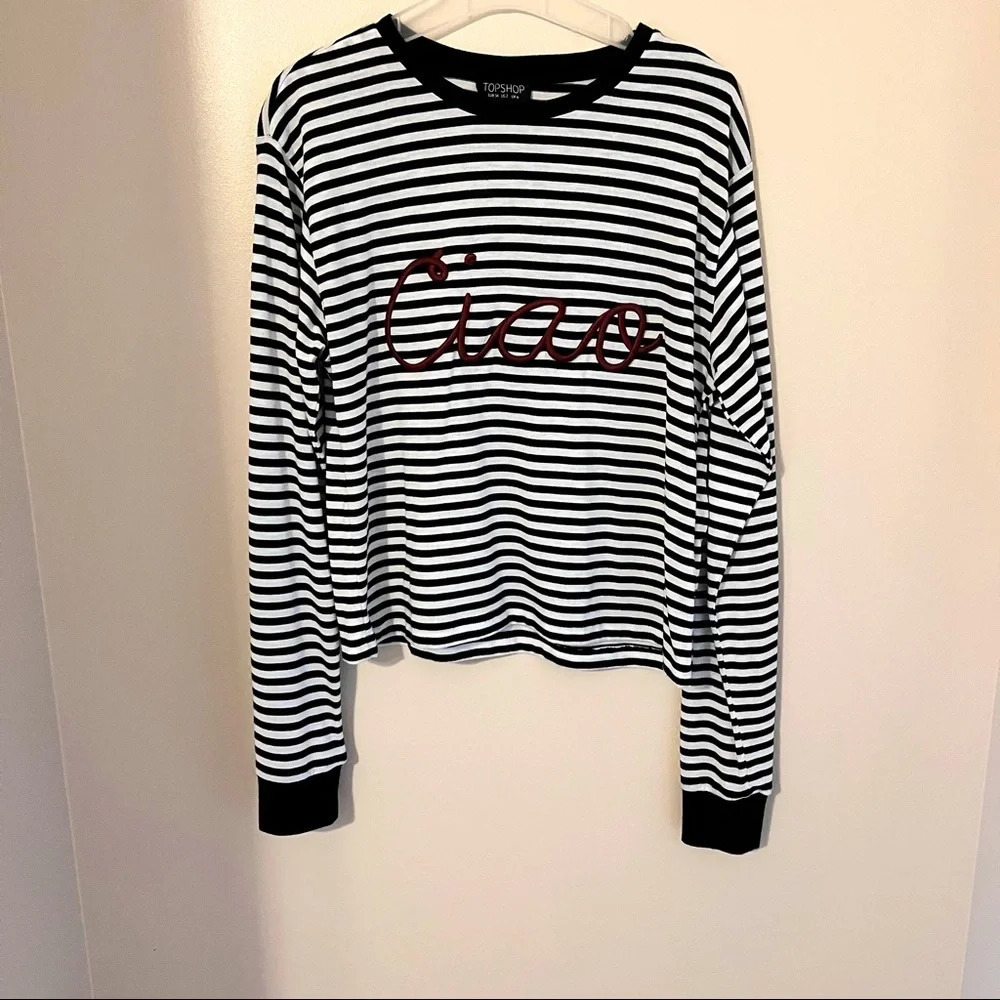 Topshop Cropped long  sleeve